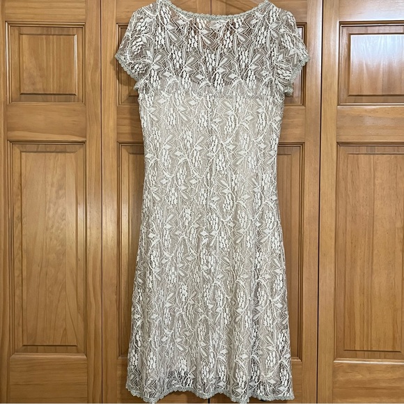 Sundance Tan Lace Dress Size Small - Picture 5 of 7